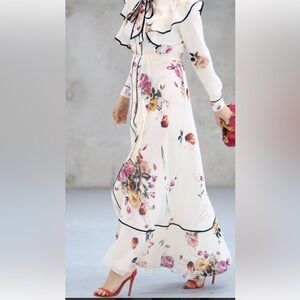 Women flower print dress size 12